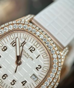 Patek Philippe Aquanaut 5069R Custom Moissanite Diamonds Replica Watches (4)