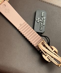 Patek Philippe Aquanaut 5072R Replica Watches MOP Pink Rubber (6)