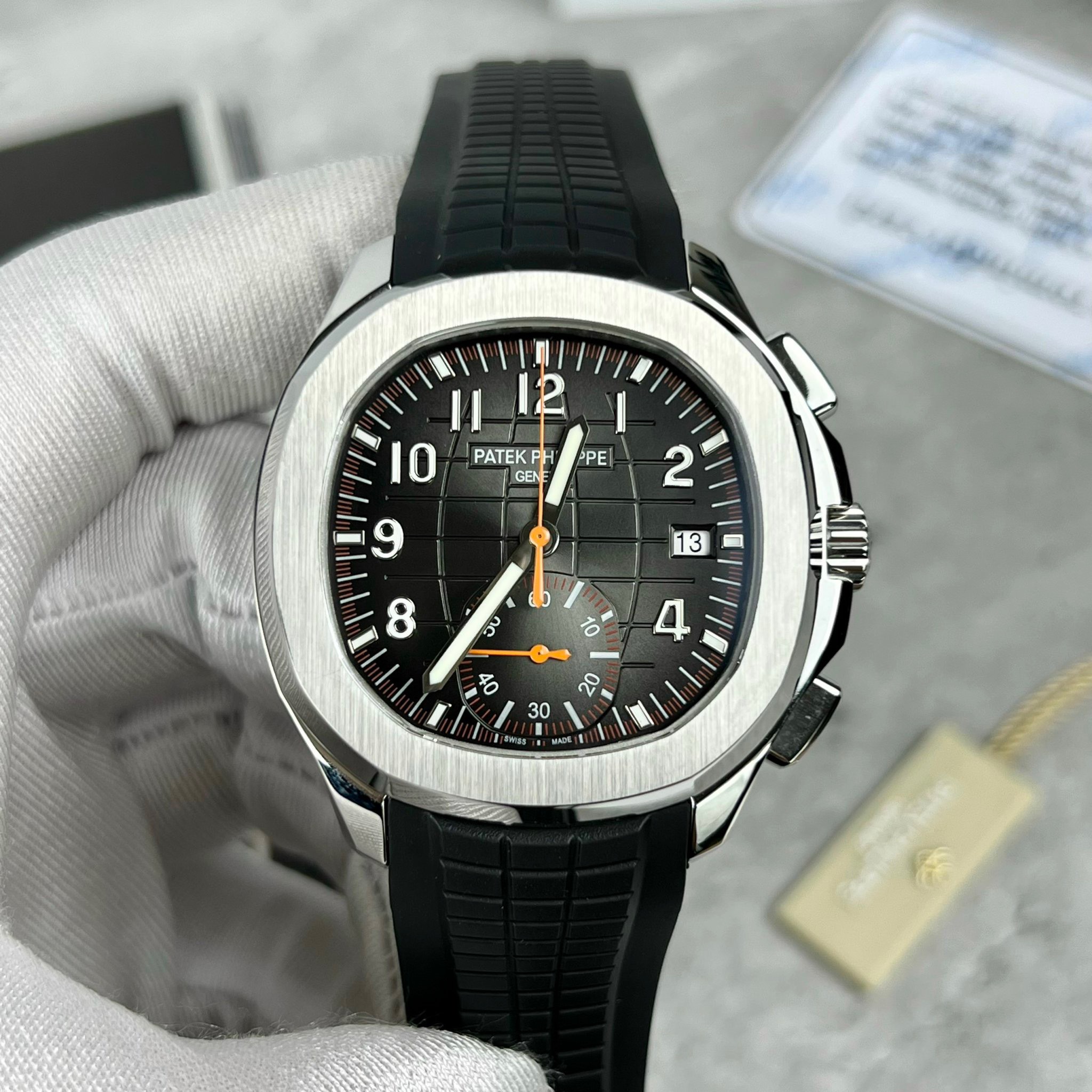 Patek Philippe Aquanaut 5164A Replica Watches Best Quality 40 (3) Patek Philippe Aquanaut 5164A Replica Watches Best Quality 40 (5)