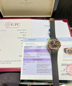 Patek Philippe Aquanaut 5167 18K Gold Wrapped Chocolate Dial 40mm (3)