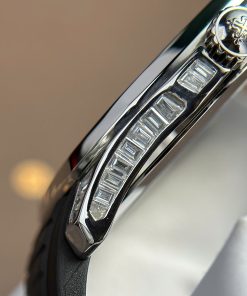 Patek Philippe Aquanaut 5167 Best Replica Watch Custom Moissanite Baguette 40mm (2)