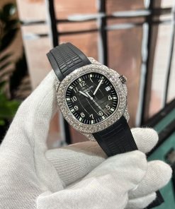 Patek Philippe Aquanaut 5167 Custom Natural Diamonds 3K Factory 40mm (9)