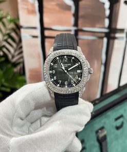 Patek Philippe Aquanaut 5167 Custom Natural Diamonds 3K Factory 40mm (9)