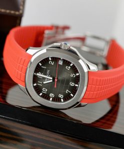 Patek Philippe Aquanaut 5167 Replica 11 Watch Red Rubber Strap 40mm (1)