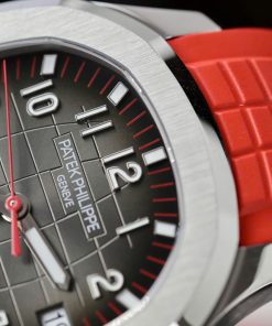 Patek Philippe Aquanaut 5167 Replica 11 Watch Red Rubber Strap 40mm (1)