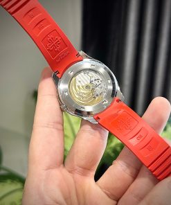 Patek Philippe Aquanaut 5167 Replica Watch Custom Moissanite Diamonds Hong Kong 40mm (2)