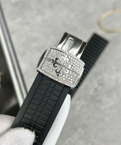 Patek Philippe Aquanaut 5167A Full Diamonds Black Dial Replica 40mm (1)