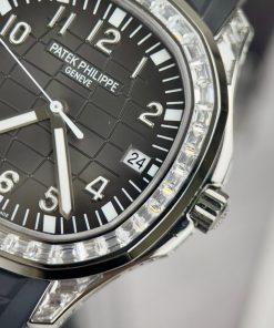 Patek Philippe Aquanaut 5167G Diamonds Replica Watch GR Factory 42mm (1)