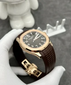 Patek Philippe Aquanaut 5167R 18K Solid Gold Replica Watches (3)