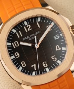 Patek Philippe Aquanaut 5167R Custom 18K Solid Gold Watch Black Dial 40mm (7)