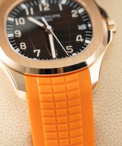 Patek Philippe Aquanaut 5167R Custom 18K Solid Gold Watch Black Dial 40mm (2)