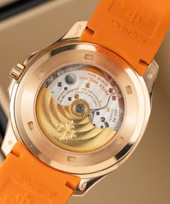 Patek Philippe Aquanaut 5167R Custom 18K Solid Gold Watch Black Dial 40mm (2)