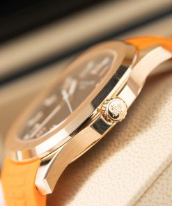 Patek Philippe Aquanaut 5167R Custom 18K Solid Gold Watch Black Dial 40mm (7)