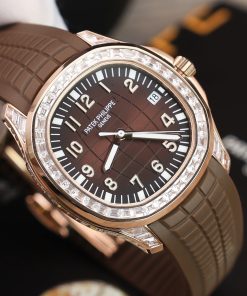 Patek Philippe Aquanaut 5167R Diamonds Baguette Replica GR Factory 40mm (11)