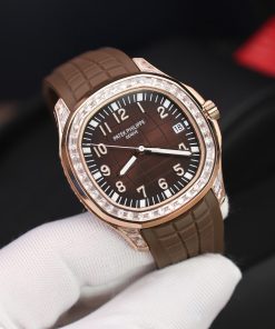 Patek Philippe Aquanaut 5167R Diamonds Baguette Replica GR Factory 40mm (11)