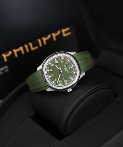 Patek Philippe Aquanaut 5168G Diamonds Baguette Replica GR Factory 42mm (2)