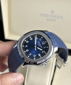 Patek Philippe Aquanaut 5168G Replica Watches Blue Rubber 42 (1)