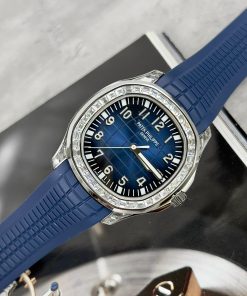Patek Philippe Aquanaut 5168G Replica Watches Blue Rubber GR Factory (1)