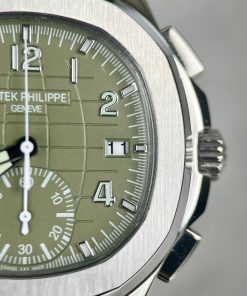 Patek Philippe Aquanaut 5968G Replica Watches Green Dial (1)