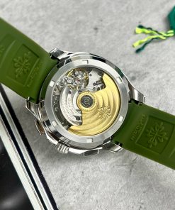 Patek Philippe Aquanaut 5968G Replica Watches Green Dial (1)
