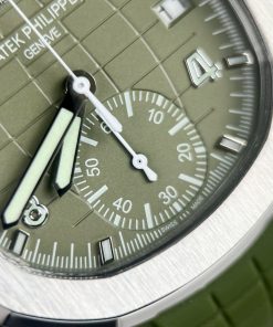 Patek Philippe Aquanaut 5968G Replica Watches Green Dial (1)