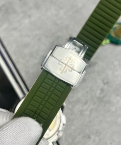 Patek Philippe Aquanaut 5968G Replica Watches Green Dial (1)