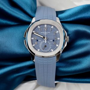 Patek Philippe Aquanaut Travel Time Reference 5164G Replica 11 Grayish Blue Dial PPF Factory 40 (1)
