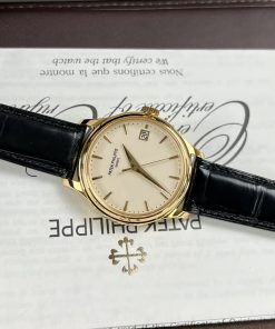 Patek Philippe Calatrava 5227J Gold Wrapped Best Replica 39mm (2)