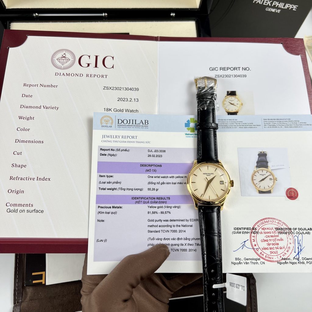 Patek Philippe Calatrava 5227J Gold Wrapped Best Replica 39mm (8)