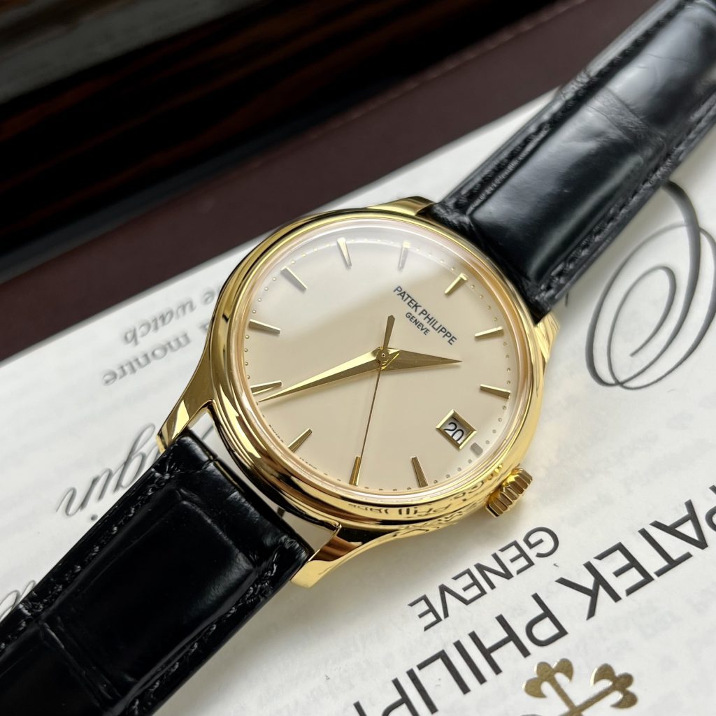 Patek Philippe Calatrava 5227J Gold Wrapped Best Replica 39mm (8)