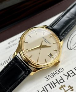 Patek Philippe Calatrava 5227J Gold Wrapped Best Replica 39mm (8)
