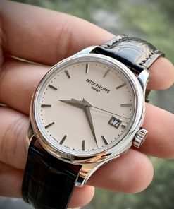 Patek Philippe Calatrava 5227G Mechanical Ivory Dial Best Replica (3)