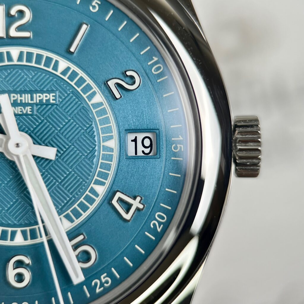 Patek Philippe Calatrava 6007A Replica Watches Blue Color 40mm (1)