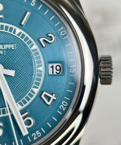Patek Philippe Calatrava 6007A Replica Watches Blue Color 40mm (1)