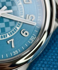 Patek Philippe Calatrava 6007A Replica Watches Blue Color 40mm (1)