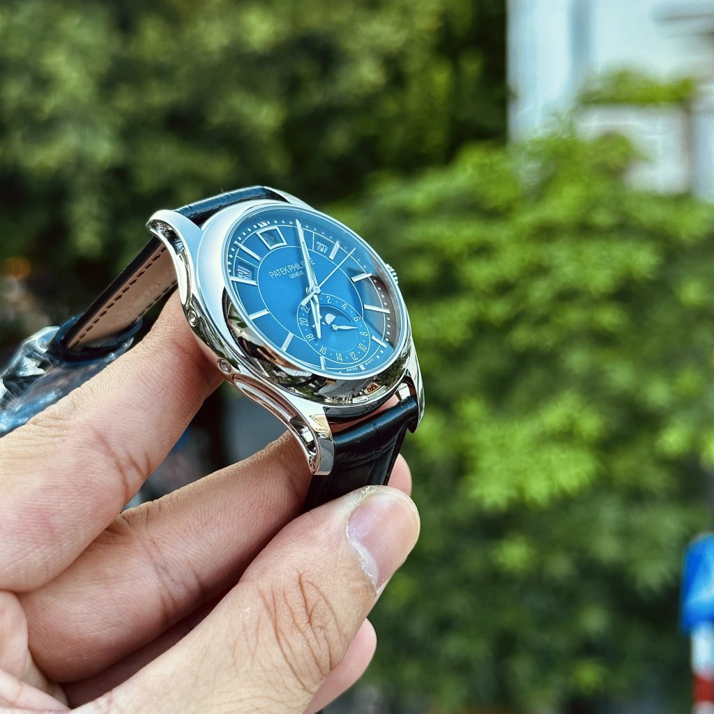 Patek Philippe Complication 5205G Replica Watches Blue Dial 40mm (2)