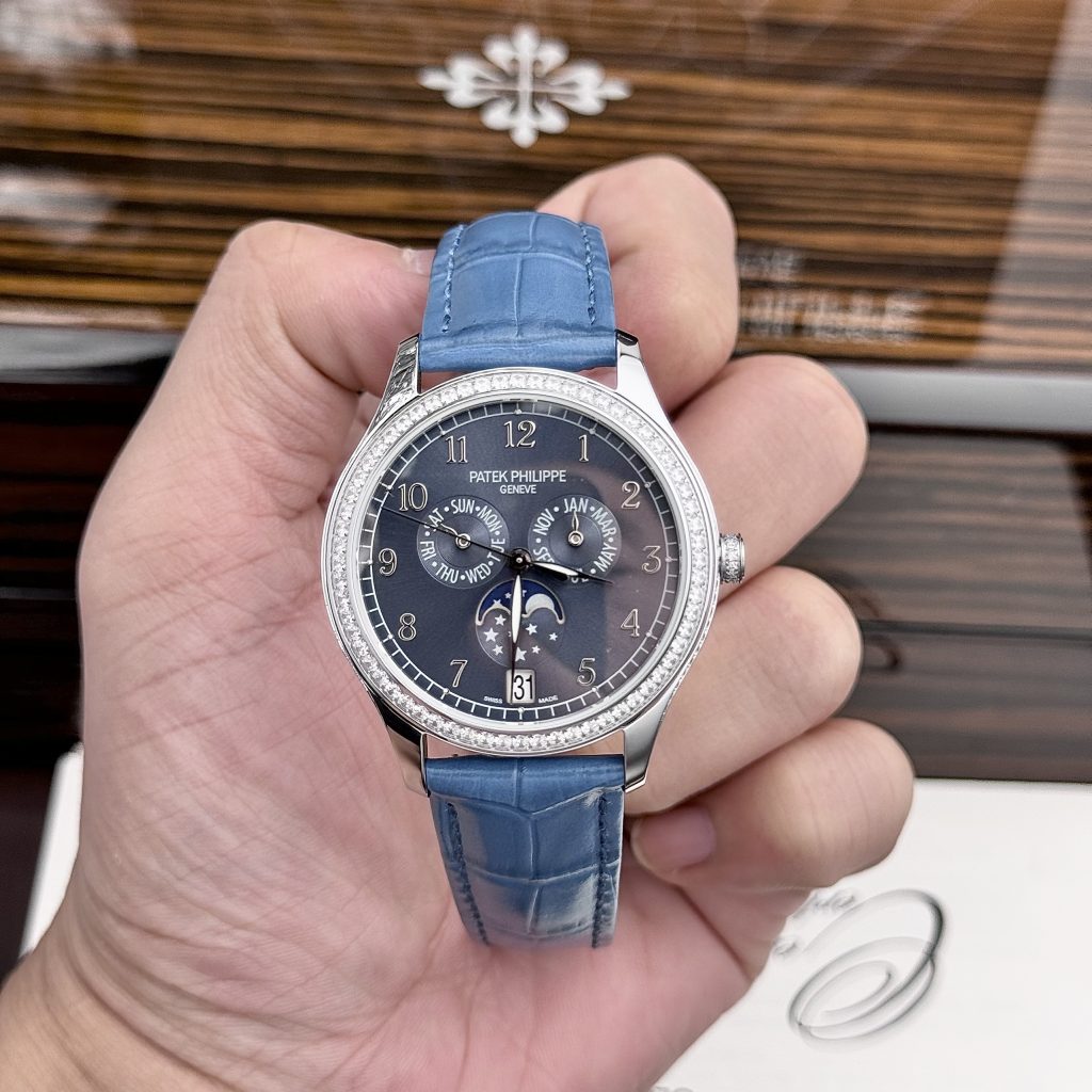 Patek Philippe Complications 4947G Blue Dial Best Replica 38mm (2)