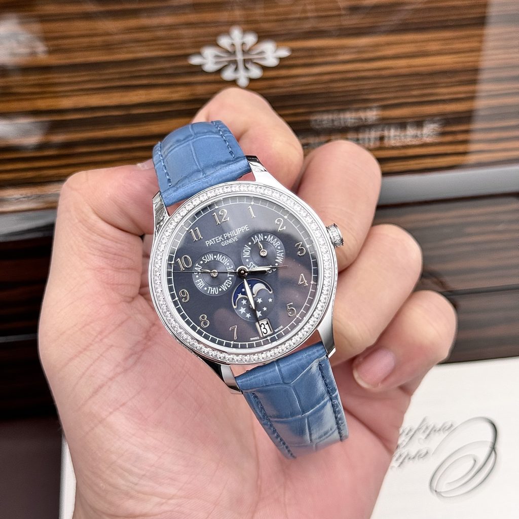 Patek Philippe Complications 4947G Blue Dial Best Replica 38mm (2)