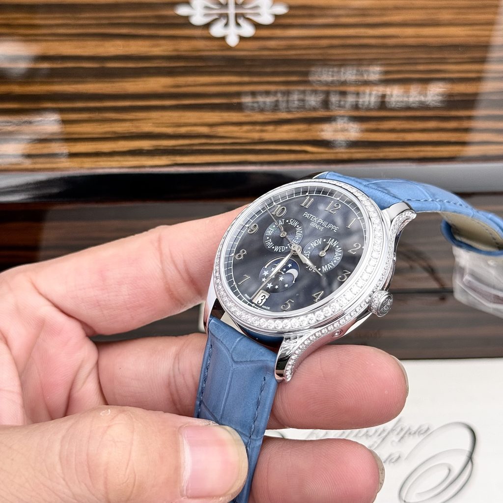 Patek Philippe Complications 4947G Blue Dial Best Replica 38mm (2)