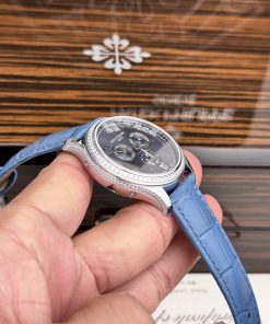 Patek Philippe Complications 4947G Blue Dial Best Replica 38mm (2)