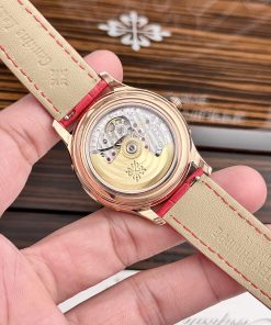 Patek Philippe Complications 4947R Red Leather Strap Best Replica 38mm (6)