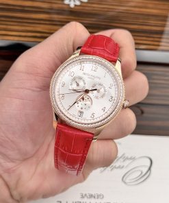 Patek Philippe Complications 4947R Red Leather Strap Best Replica 38mm (6)