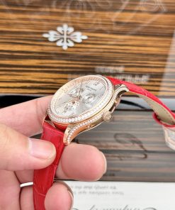 Patek Philippe Complications 4947R Red Leather Strap Best Replica 38mm (6)