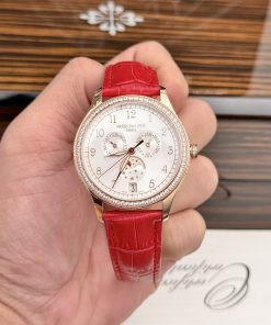 Patek Philippe Complications 4947R Red Leather Strap Best Replica 38mm (6)