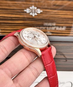 Patek Philippe Complications 4947R Red Leather Strap Best Replica 38mm (6)