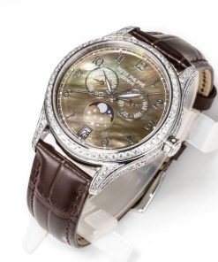 Patek Philippe Complications 4948G Replica Watches MOP Dial 38mm (9)