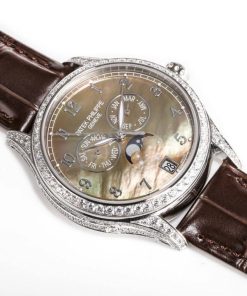 Patek Philippe Complications 4948G Replica Watches MOP Dial 38mm (9)