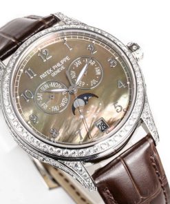 Patek Philippe Complications 4948G Replica Watches MOP Dial 38mm (9)