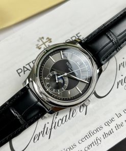 Patek Philippe Complications 5205G Gray Dial Best Replica Watch 40mm (9)