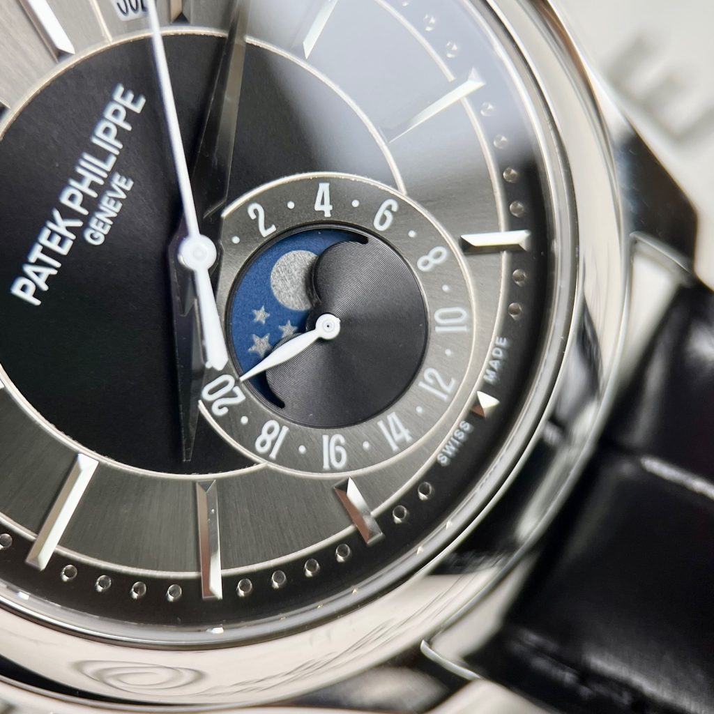 Patek Philippe Complications 5205G Gray Dial Best Replica Watch 40mm (9)